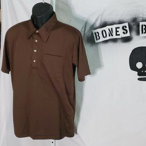 1970’s David Homscu Poly Collared Vintage Shirt